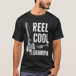 Camiseta Presente do Dia de os pais de pesca do Vovô Legal