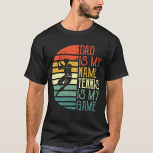 Camiseta Presente do Dia de os pais de Tênis para Pai