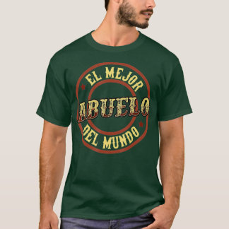 Camiseta Presente do Dia de os pais Mens em espanhol El Mej