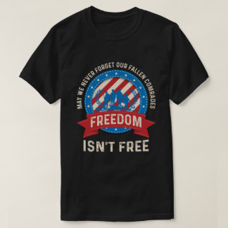Camiseta Presente do Dia do Patriota para Homens e Mulheres