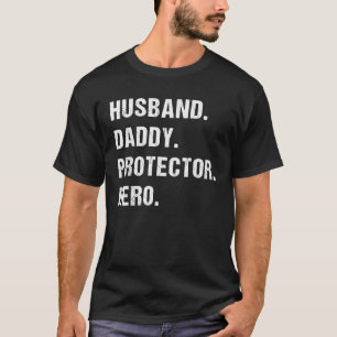 Camiseta Presente do Dia dos Pais Marido Papai Protetor Her