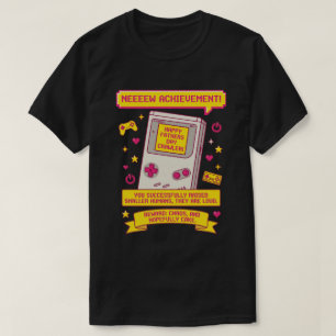Camiseta Presente do Dia dos Pais para o Pai Gamer Retrô No