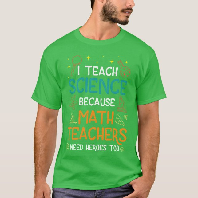 Camiseta Presente do Dia dos Professores de Ciência Piada A (Frente)