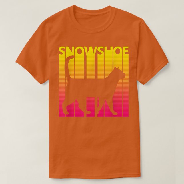 Camiseta Presente do dono do gato Snowshoe (Frente do Design)