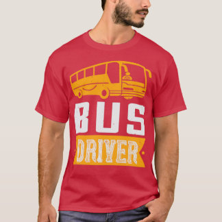 Camiseta Presente do driver do barramento do barramento