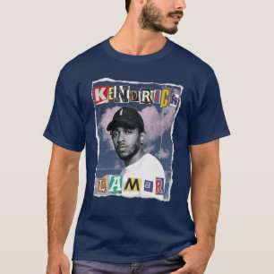 Camiseta Presente do efeito do álbum de recortes de Kendric