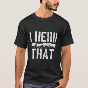 Camiseta Presente do fazendeiro de carne de vaca de vintage