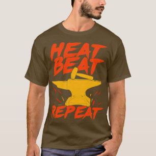 Camiseta Presente do ferreiro de repetição de calor