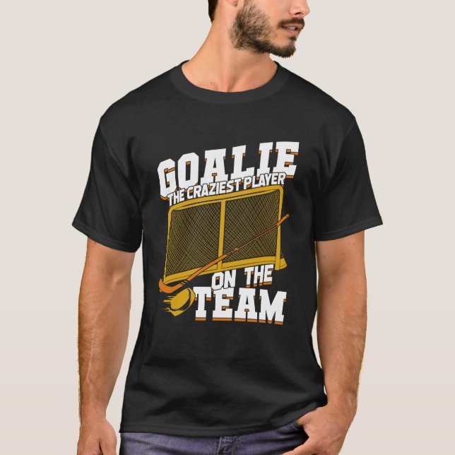 Camiseta Presente do Goaltender Goaltender Gift de Hóquei n (Frente)