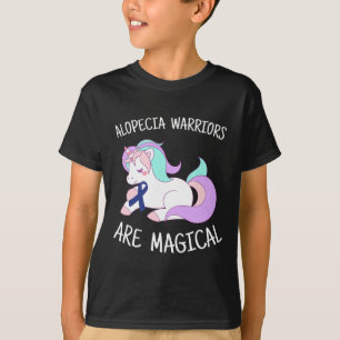 Camiseta Presente do Guerreiro de Unicorn Alopecia