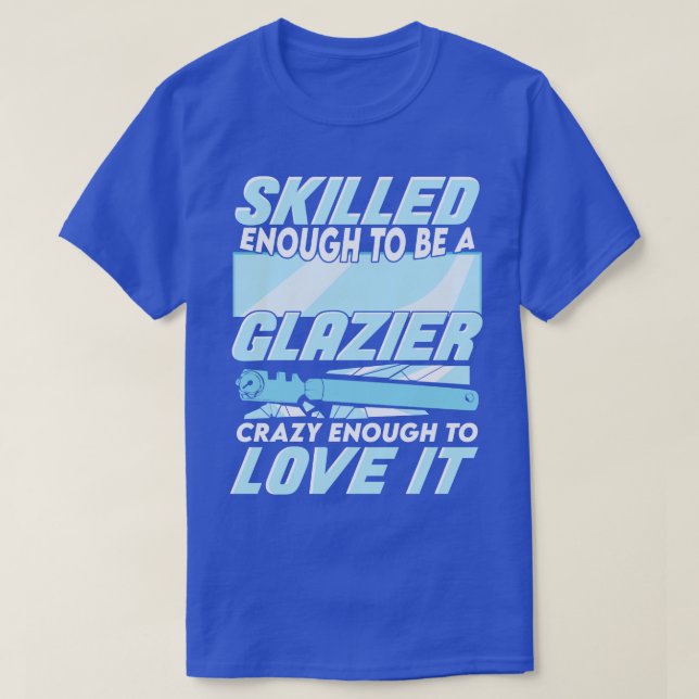 Camiseta Presente do Instalador de Vidro da Janela do Glazi (Frente do Design)