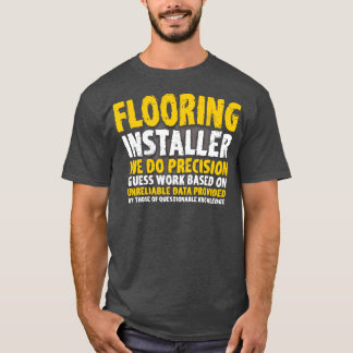 Camiseta Presente do Instalador do Pavimento do Construtor