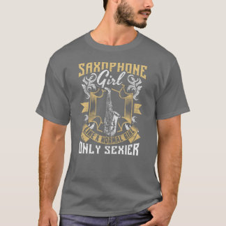 Camiseta Presente do instrumento musical saofone