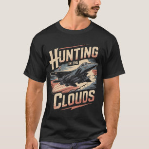 Camiseta Presente do Jato F-15 Eagle: Caça Nas Nuvens