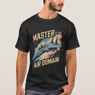 Camiseta Presente do Jato F-15 Eagle: Mestre do Caça do Dom