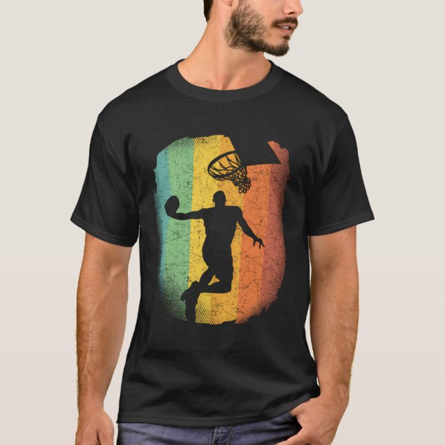 Camiseta Presente do jogador de basquetebol gráfico de basq (Frente)