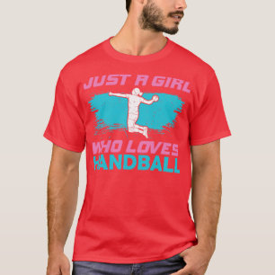 Camiseta Presente do jogador de handebol europeu