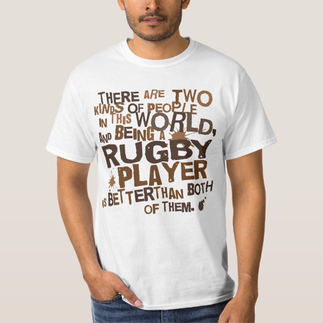 Camiseta Presente do jogador do rugby (Frente)