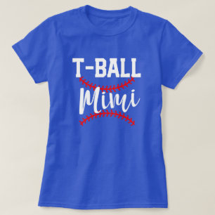 Camiseta Presente do jogo da avó do basebol das mulheres do