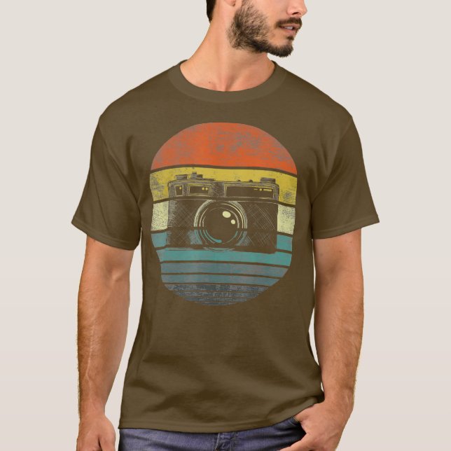 Camiseta Presente do Lover de Fotografia da Câmera de Vinta (Frente)