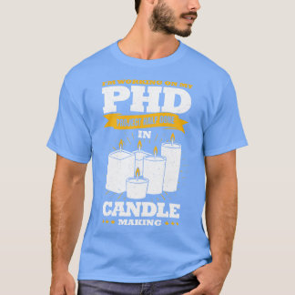 Camiseta Presente do Lover do Fazer de Vela de Cera Feita à