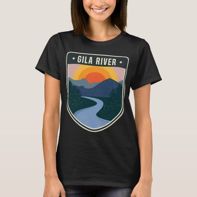 Camiseta Presente do Maior Peixe de Pesca no Alabama Bandei (Frente)