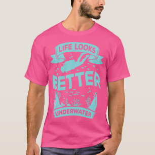 Camiseta Presente do mergulhador Scuba