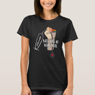 Camiseta Presente do Mês do Orgulho Lgbtq da Vida de Enferm