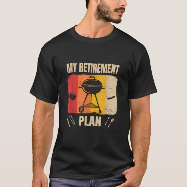 Camiseta Presente do meu CHURRASCO de Plano de Reforma (Frente)