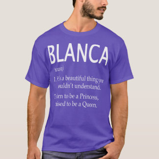 Camiseta Presente do nome Blanca