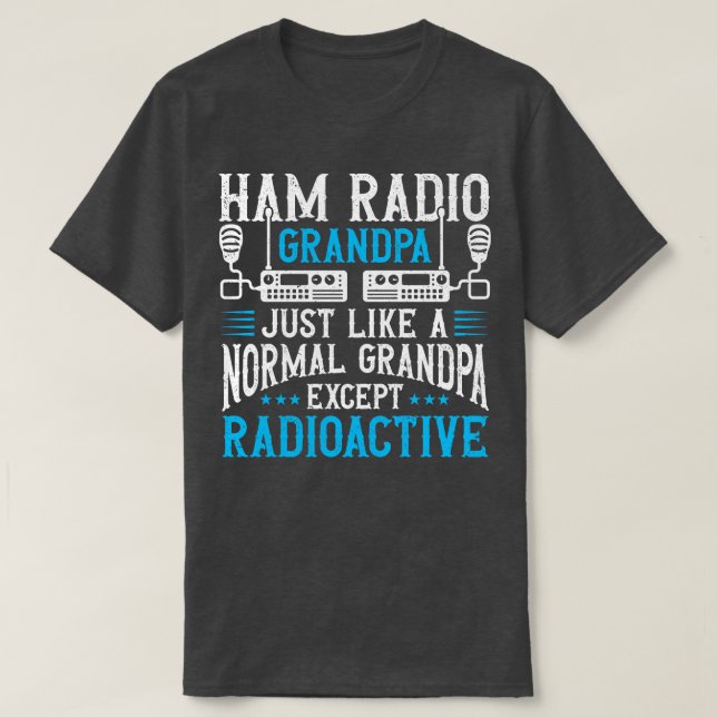 Camiseta Presente do operador de rádio amador Ham Amateur d (Frente do Design)