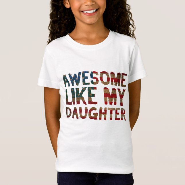 Camiseta Presente Do Pai De 4 De Julho - Incrível Como M (Frente)
