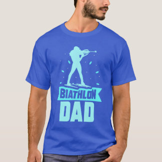 Camiseta Presente do Papai de Biatlo Esportes Biatleta Biat