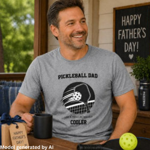 Camiseta Presente do Papai do Pickleball -