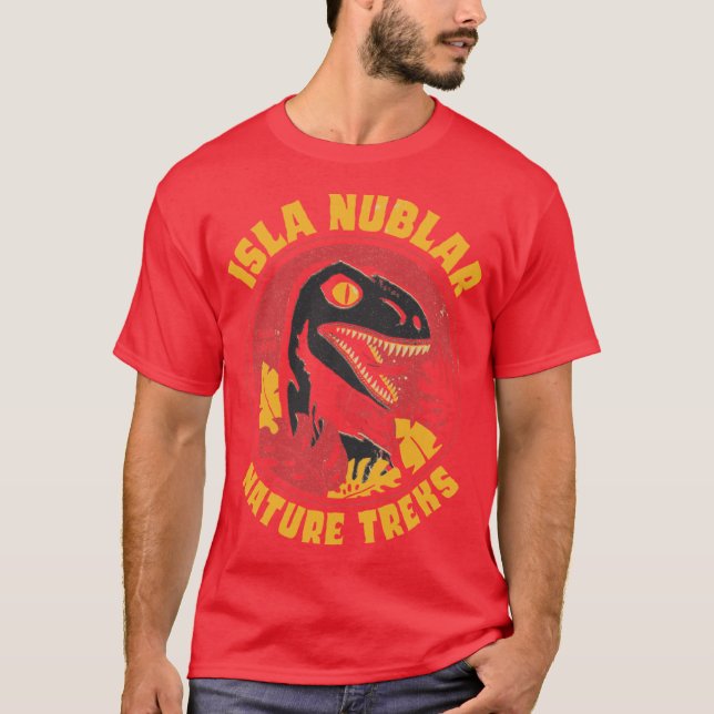 Camiseta Presente do Parque Natural da Ilha Nublar (Frente)