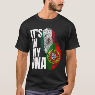 Camiseta Presente Do Patrimônio Da Herança Do DNA Português