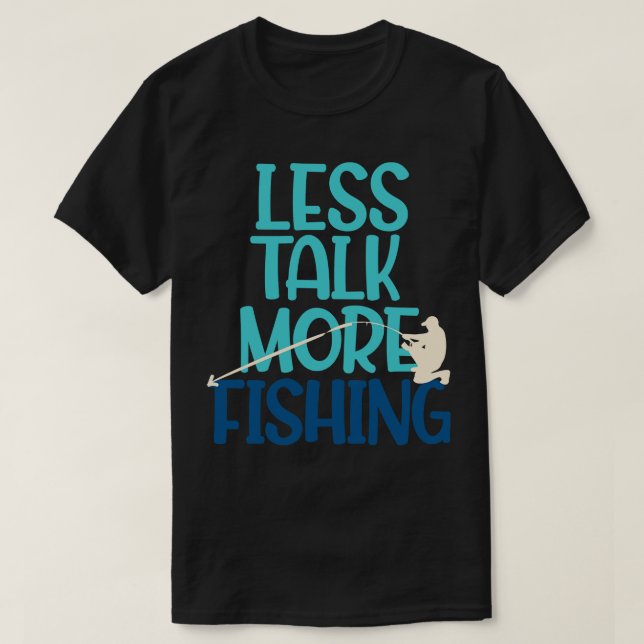 Camiseta Presente do pescador que anula a cotação (Frente do Design)