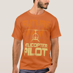 Camiseta Presente do Piloto do Helicóptero Futuro