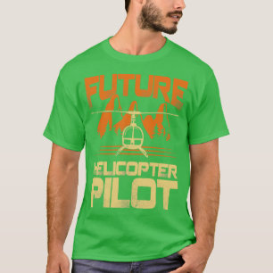 Camiseta Presente do Piloto do Helicóptero Futuro
