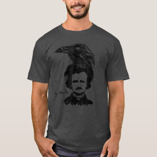 Camiseta Presente do poeta do corvo de Edgar Allan Poe para