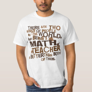 Camiseta Presente do professor de matemática