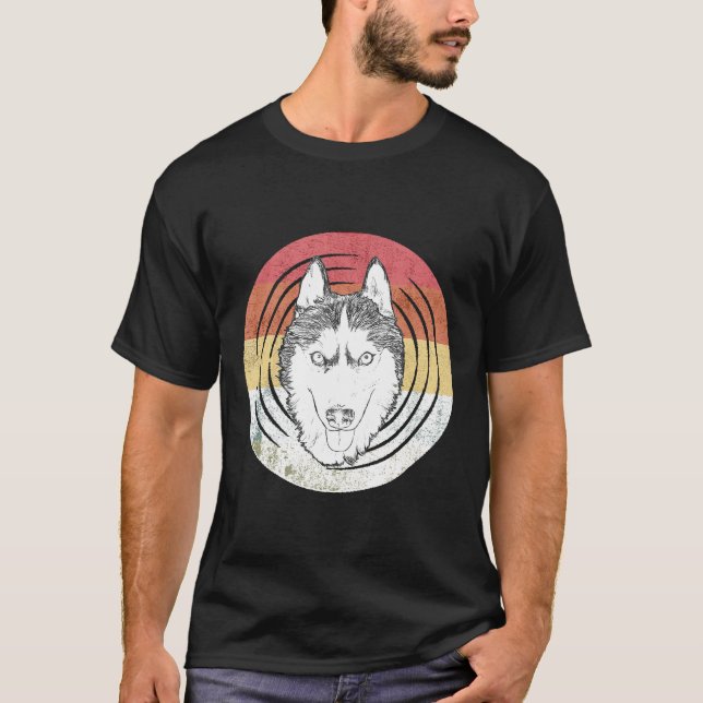Camiseta Presente do Proprietário do Husky Mãe Amante de Cã (Frente)