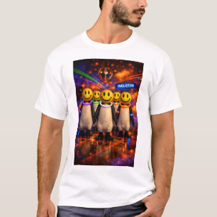 Camiseta Presente do Raver de Edimburgo Desfile de Pinguim 