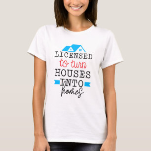 Camiseta Presente do Realtor   Licenciado Para Transformar 
