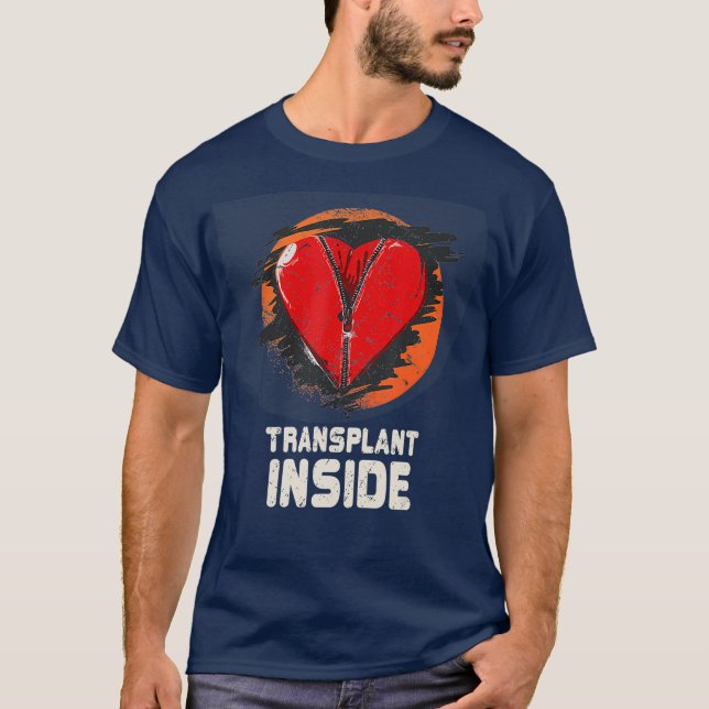 Camiseta Presente do receptor do órgão de transplante cardí (Frente)