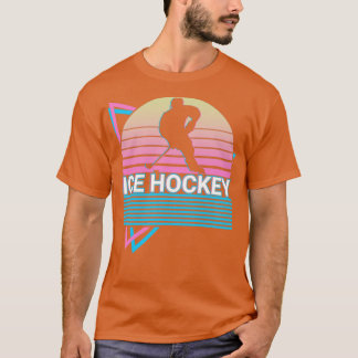 Camiseta Presente do Retro de Hockey com Gelo