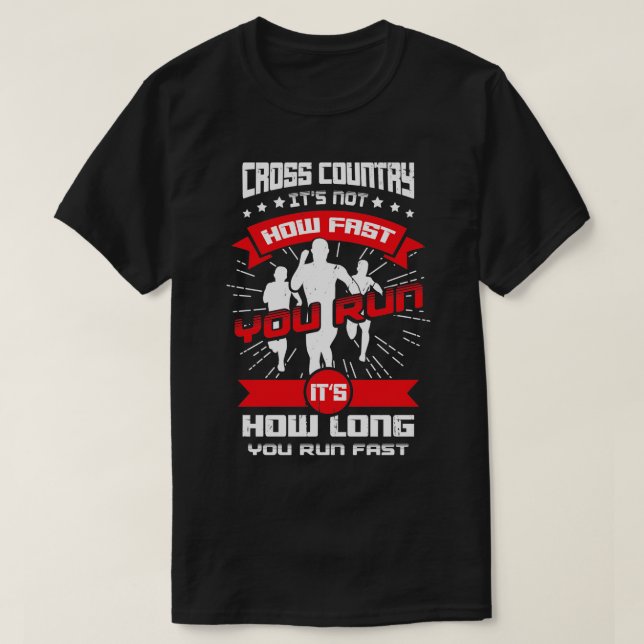 Camiseta Presente do Runner de Cross Country (Frente do Design)