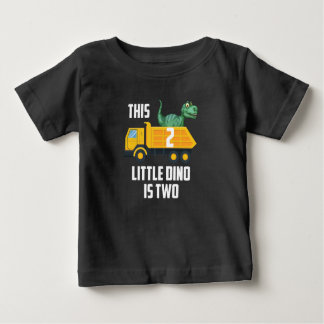 Camiseta presente do segundo aniversário Toddler Constructi