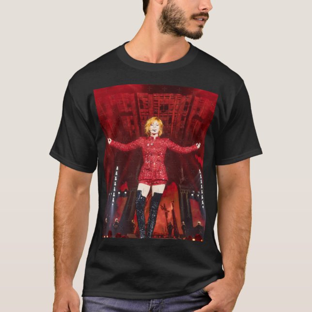 Camiseta Presente do show Mylne Farmer Nevermore 2024 (Frente)