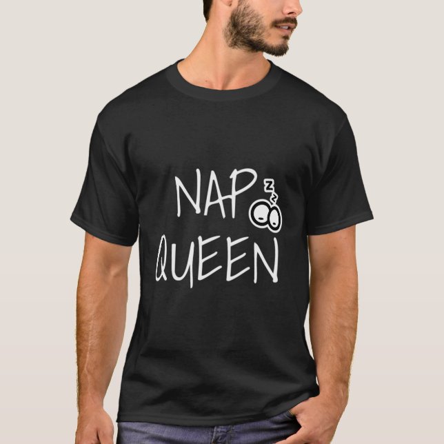 Camiseta Presente do Sono da Rainha Engraçado Novidade (Frente)